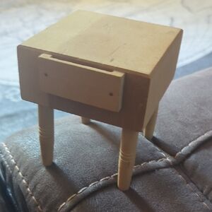 VTG Japanese mini Home Decor Butcher Block Table